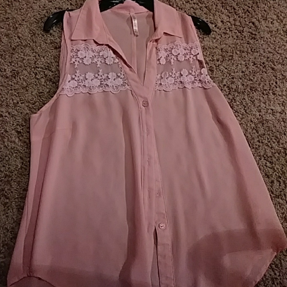 Pink, lace, comfortable